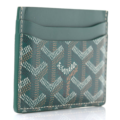 Goyard Goyardine Saint Sulpice Card Holder Green 3 of 6