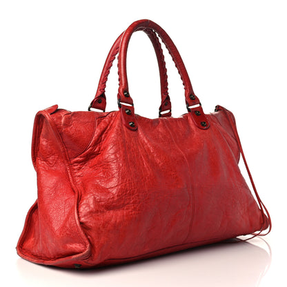 Balenciaga Agneau Classic Hardware Work Vermillion 3 of 12