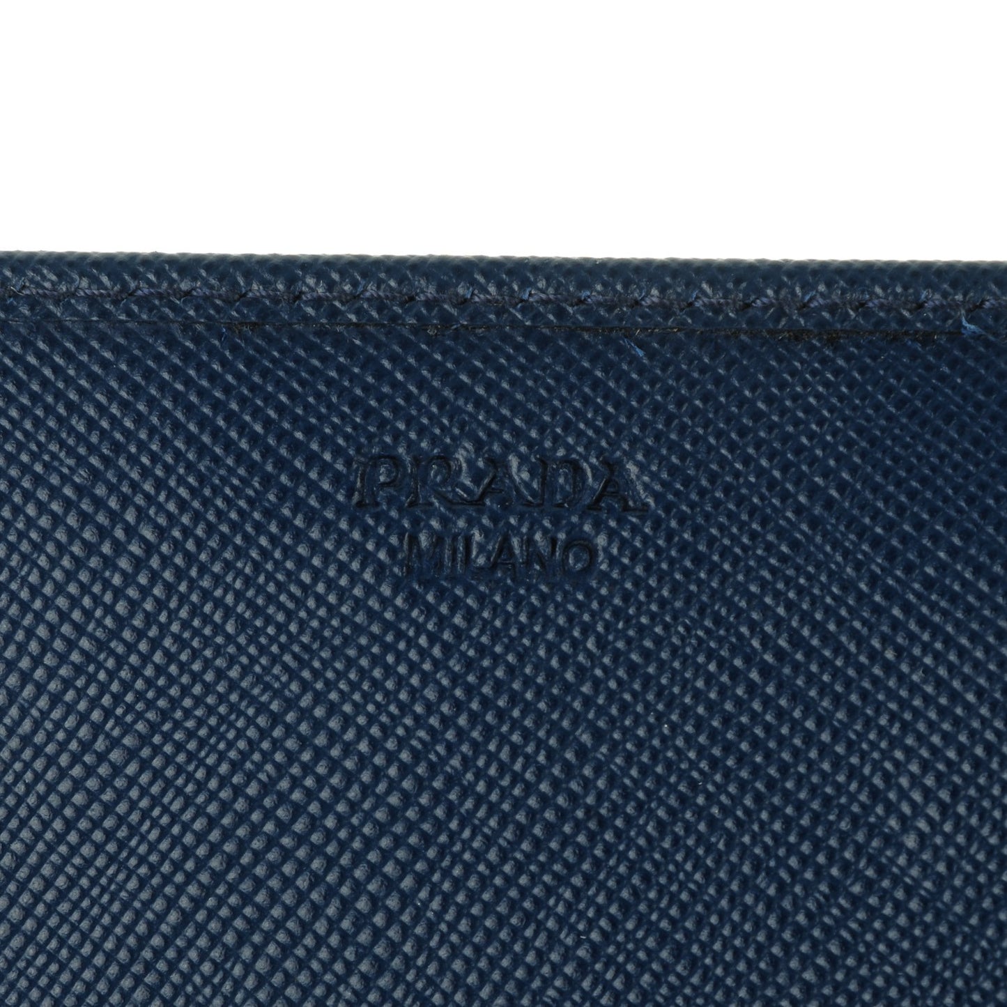 Saffiano Metal Continental Flap Wallet Bleuette