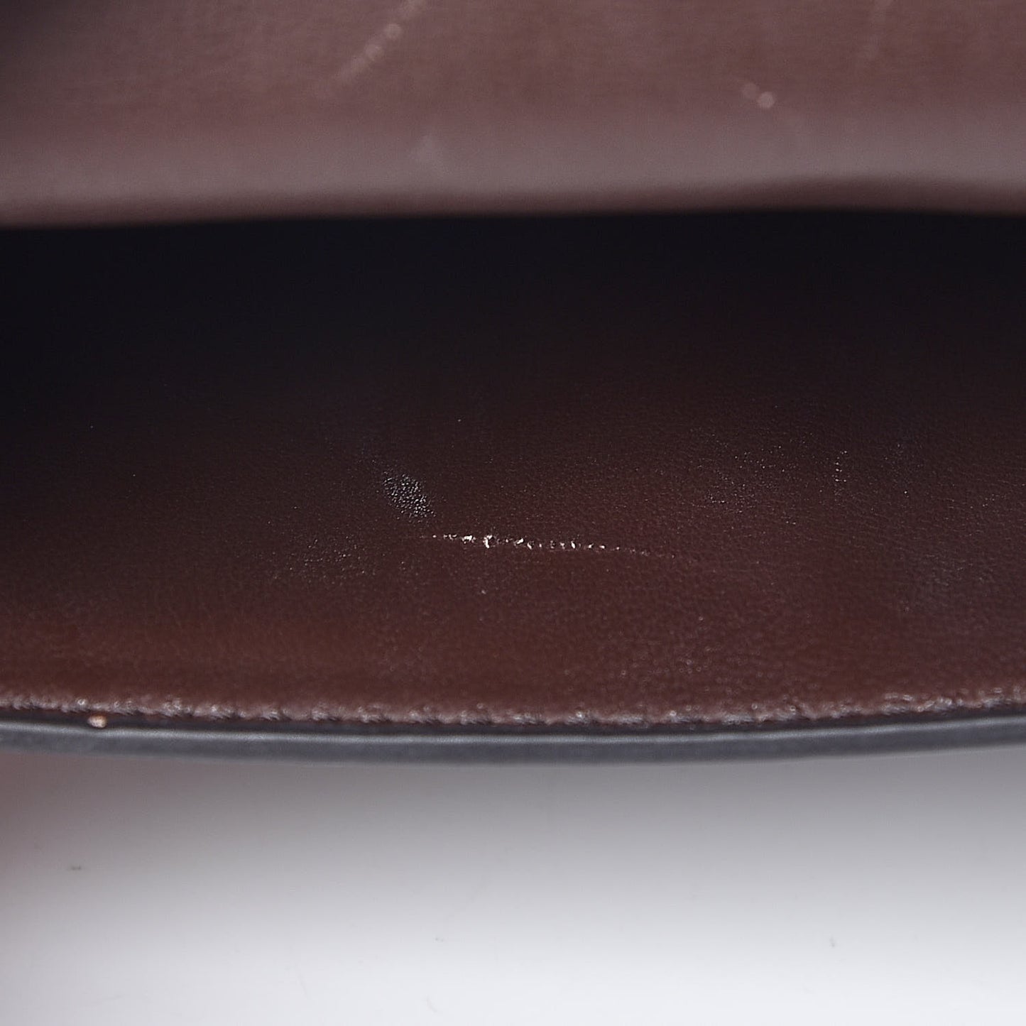 Crocodile Embossed Calfskin Mini Symmetrical Bag Brown