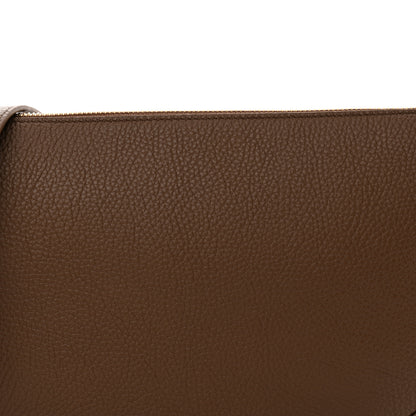 Burberry Grained Calfskin All Soft Sling Shoulder Bag Earth 8 of 11