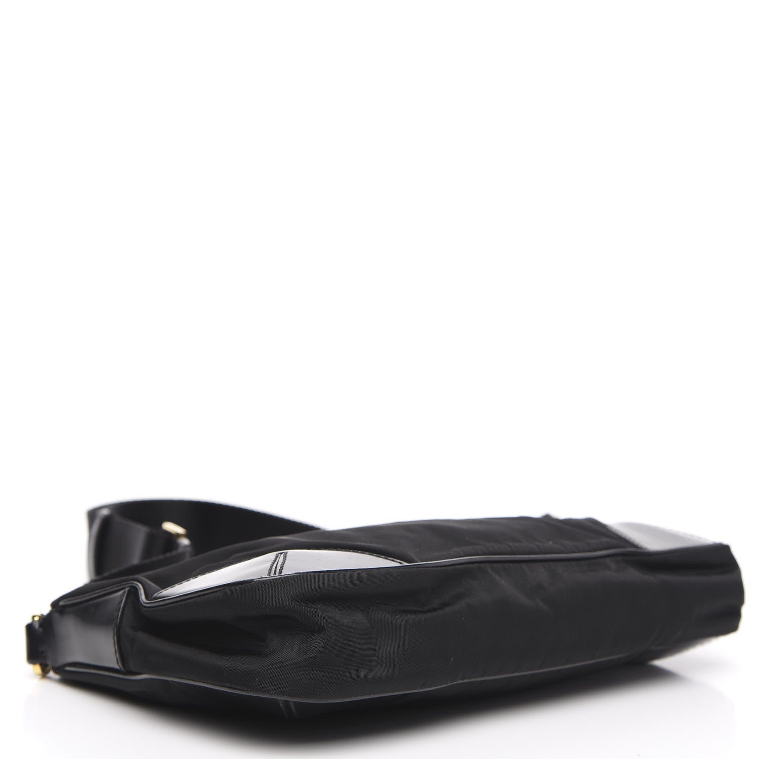 Prada Tessuto Nylon Shoulder Bag Black 4 of 11