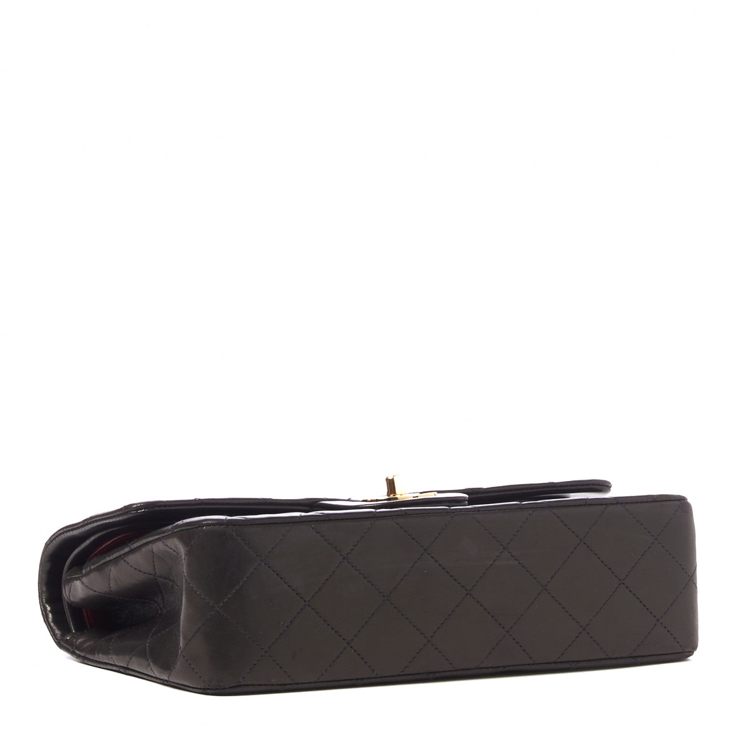 Chanel Lambskin Quilted Small Double Flap Black 3 of 10