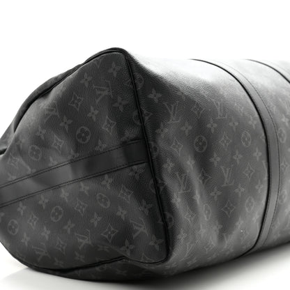 Louis Vuitton Monogram Eclipse Keepall Bandouliere 55 8 of 12