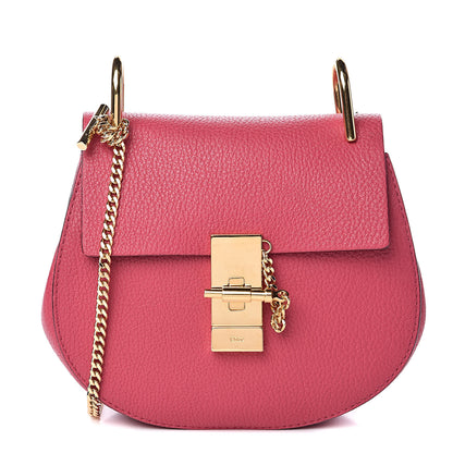 Chloe Grained Lambskin Mini Drew Shoulder Bag Dreamy Pink 1 of 10