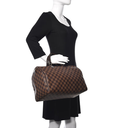 Louis Vuitton Damier Ebene Speedy 35 2 of 14