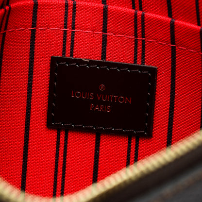 Louis Vuitton Damier Ebene Neverfull MM GM Pochette 6 of 7