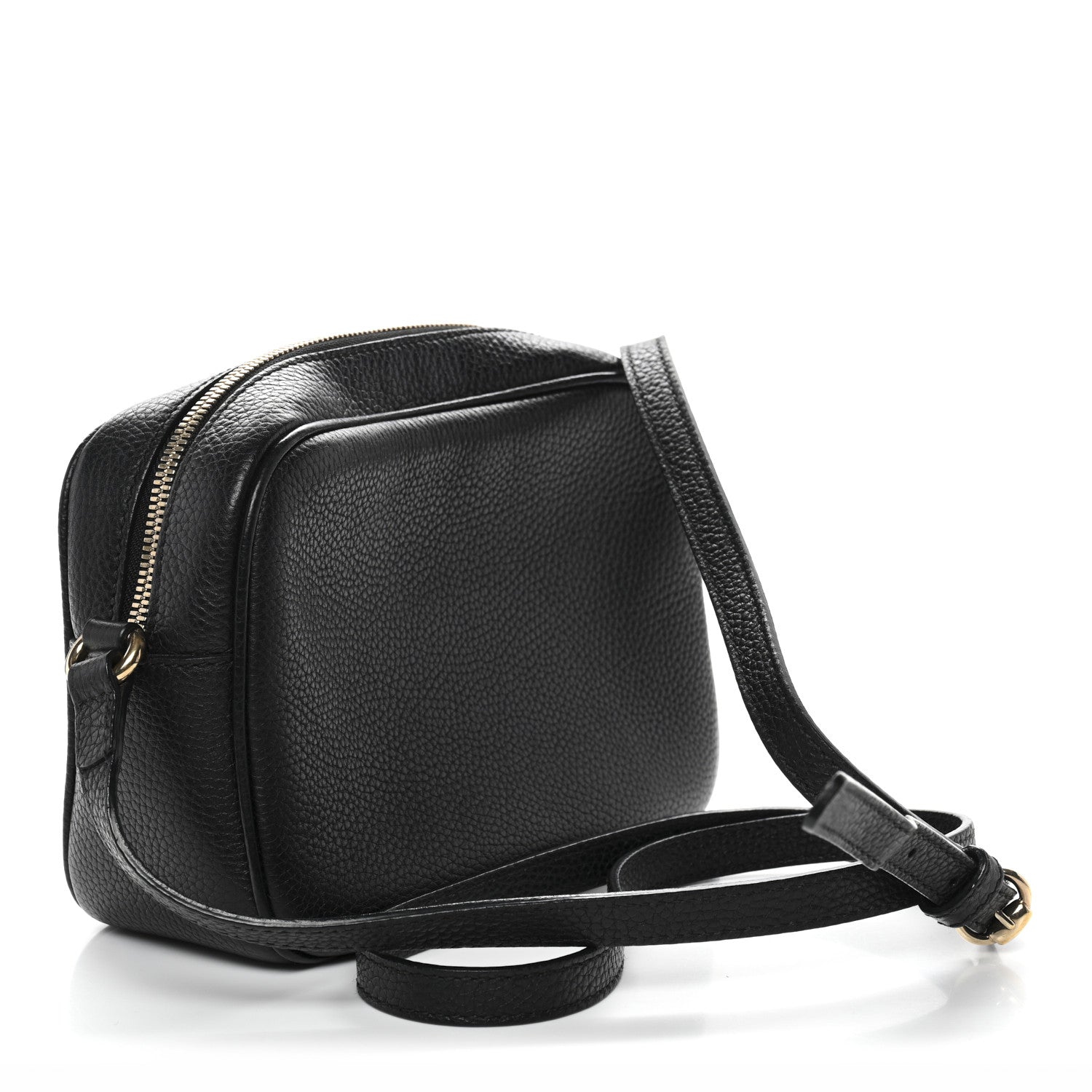 Gucci Pebbled Calfskin Small Soho Disco Bag Black 3 of 14