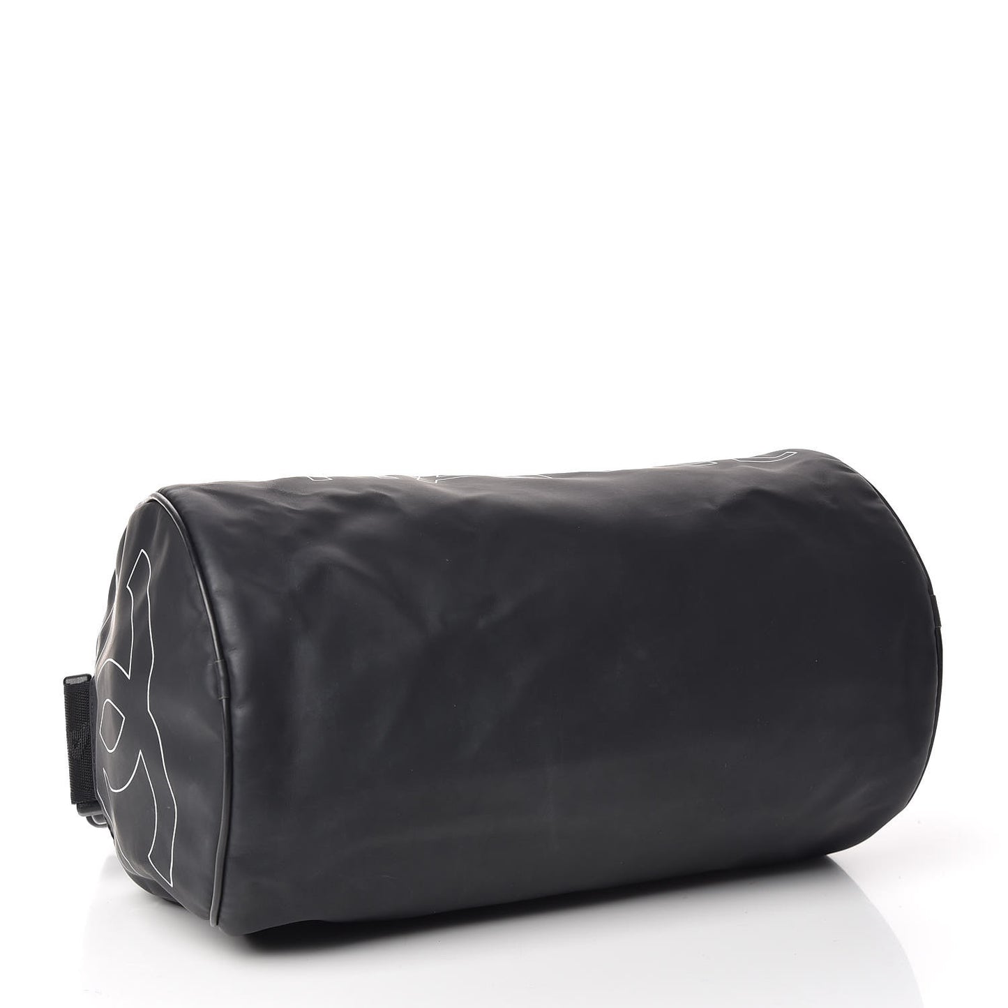 Rubber Nylon Small Sport Duffle Black