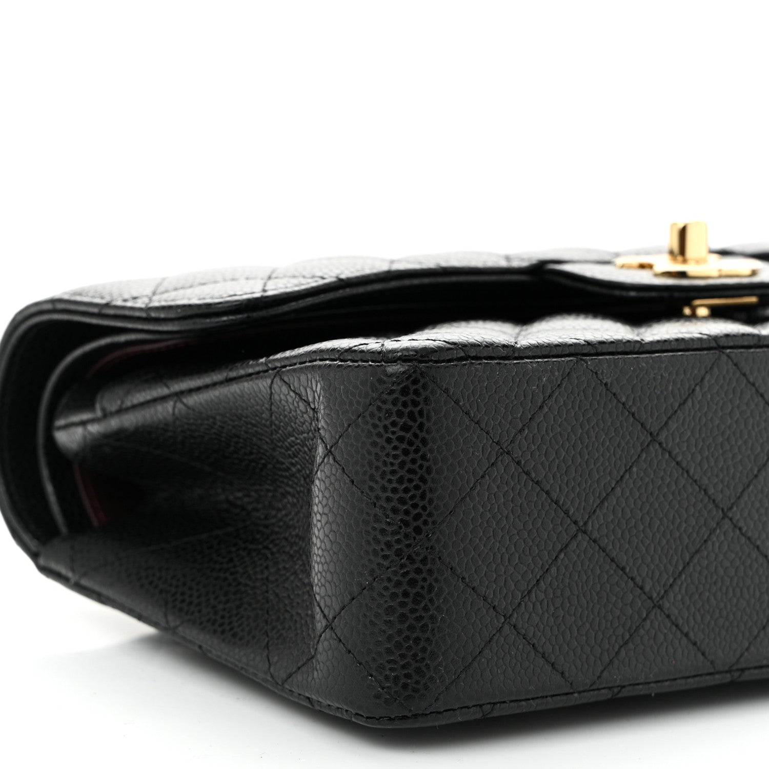 Chanel Caviar Quilted Small Double Flap Black 9 of 10