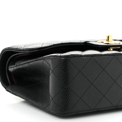 Chanel Caviar Quilted Small Double Flap Black 9 of 10
