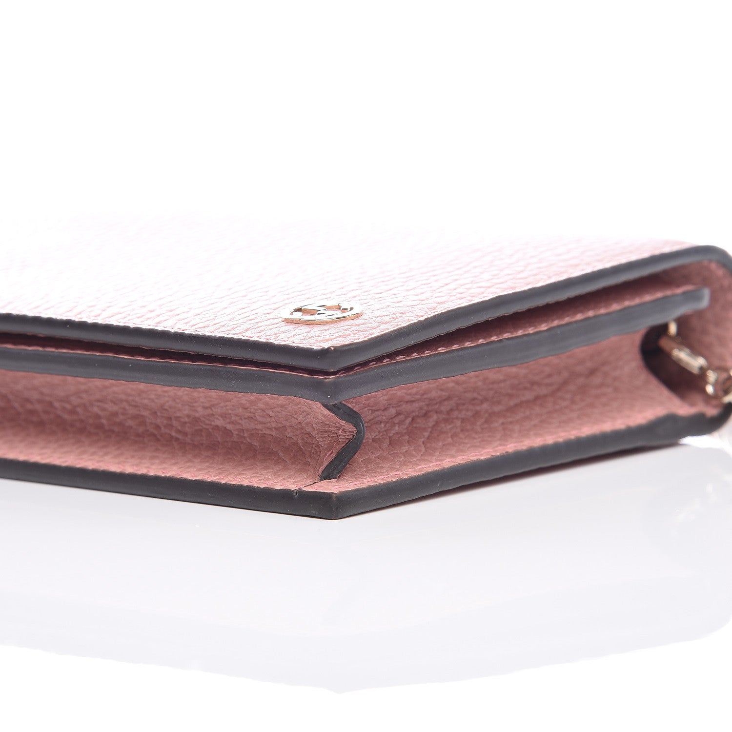 Gucci Dollar Calfskin Medium Betty Chain Wallet Soft Pink 8 of 9