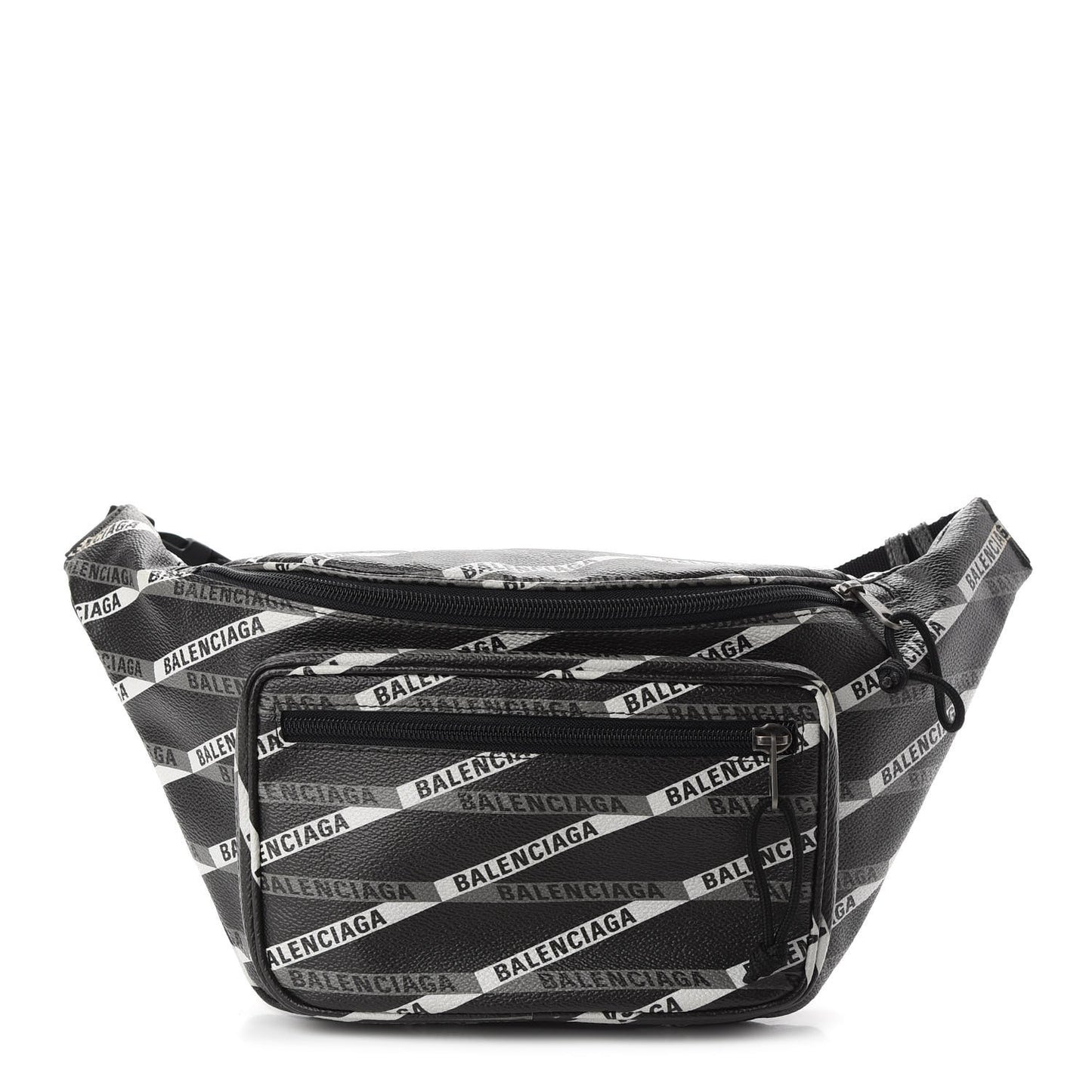 Coated Canvas Losange Monogram Explorer Belt Bag Black Grey