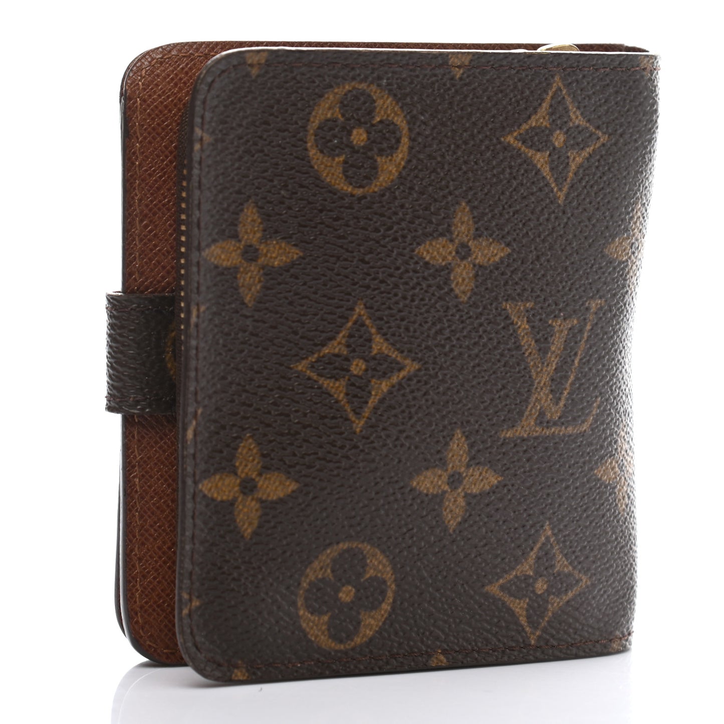 Monogram Compact Zippe Zipped Wallet