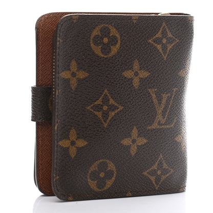 Louis Vuitton Monogram Compact Zippe Zipped Wallet 3 of 11