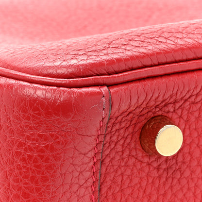 Hermes Taurillon Clemence Lindy 26 Rouge Casaque 11 of 12