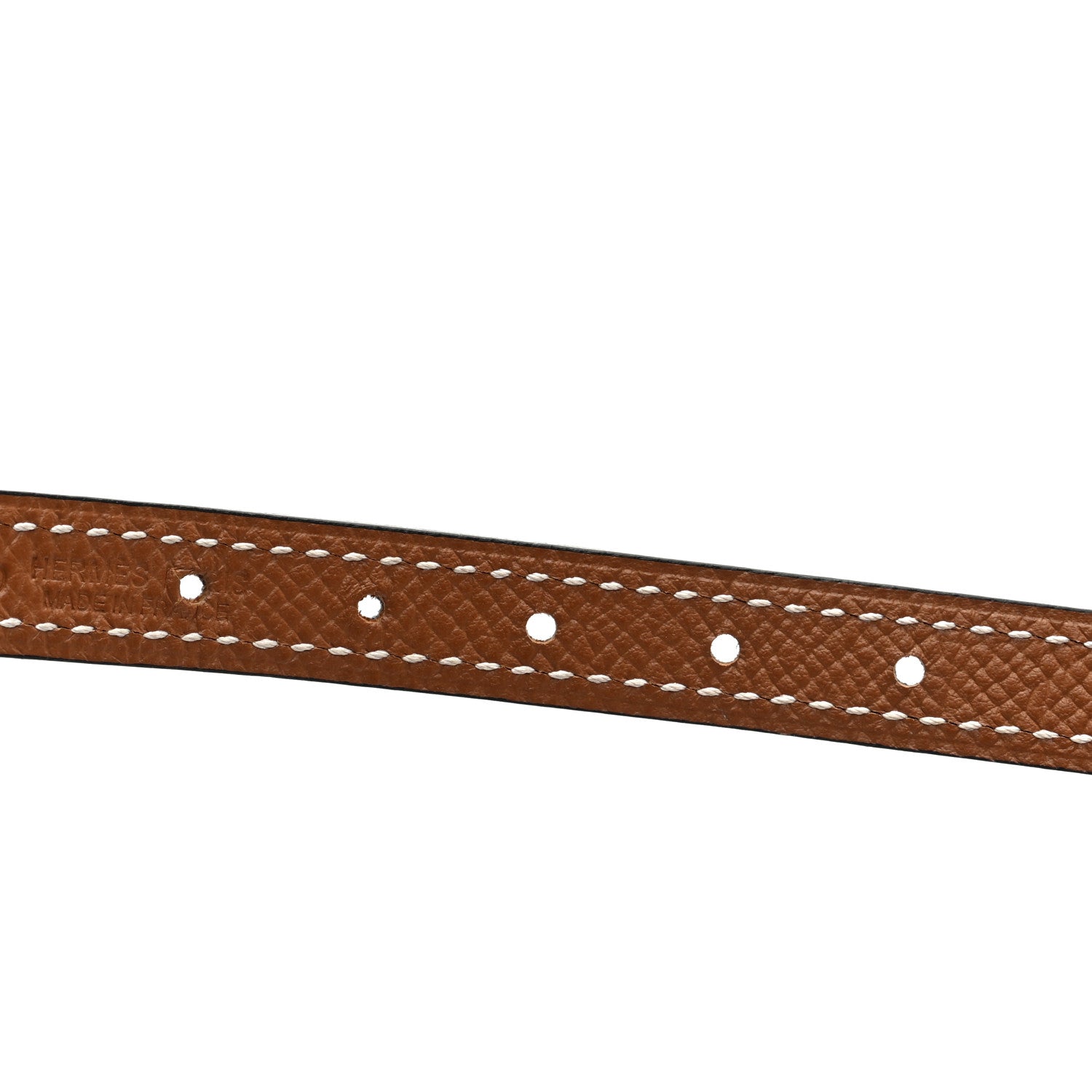 Hermes Epsom Swift 13mm Belt Strap 70 28 Gold Black 4 of 4