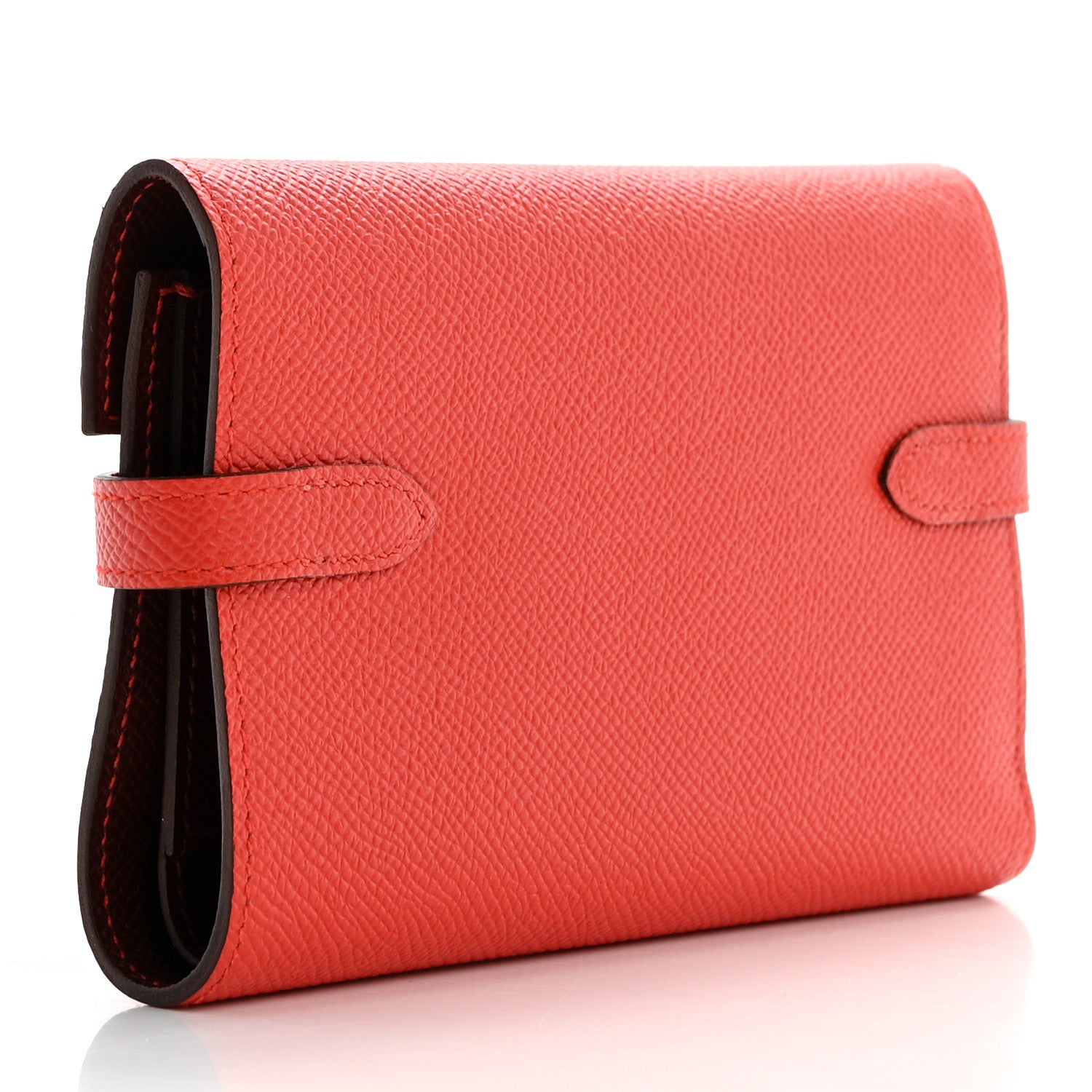 Hermes Epsom Verso Medium Kelly Wallet Rouge Tomate Rouge H 3 of 7