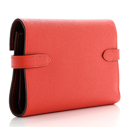 Hermes Epsom Verso Medium Kelly Wallet Rouge Tomate Rouge H 3 of 7