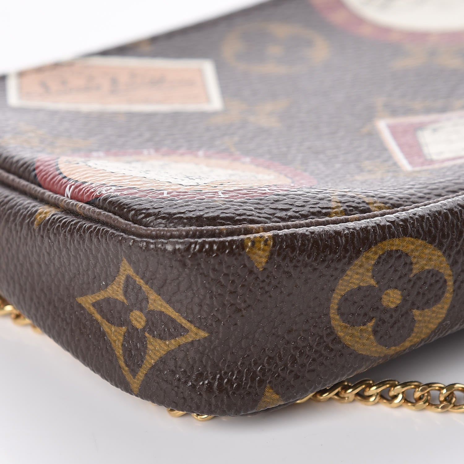 Louis Vuitton Monogram Stamp Mini Pochette Accessories 8 of 9