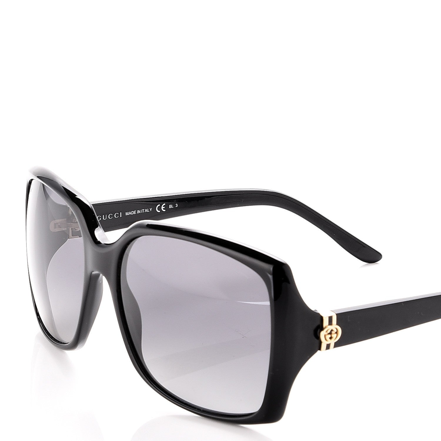 Gucci Acetate Square Frame GG 3589/S Sunglasses Black 5 of 8