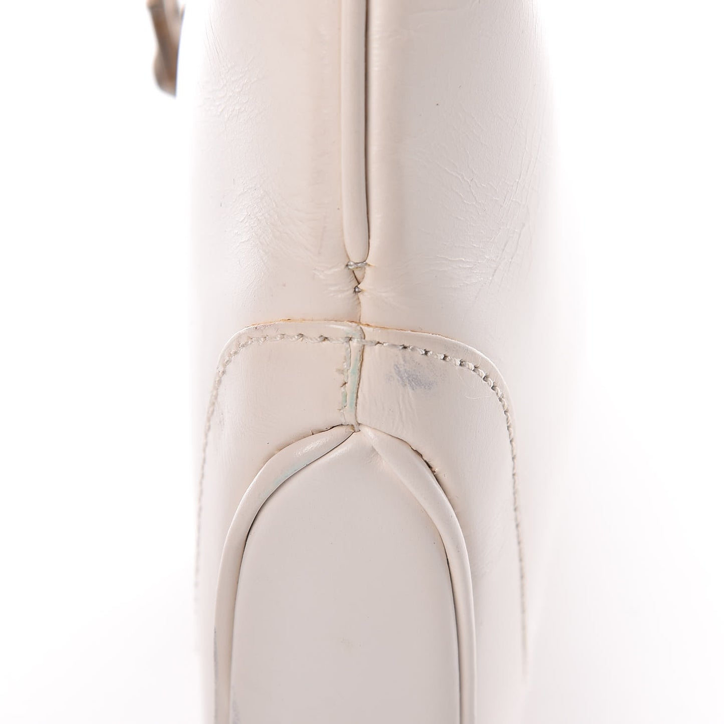 Calfskin Small Jackie O Hobo White