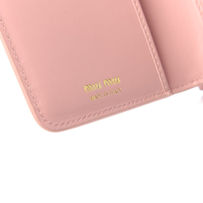 Miu Miu Soft Calfskin Bow Bi-Fold Wallet Pesco Petalo 6 of 7