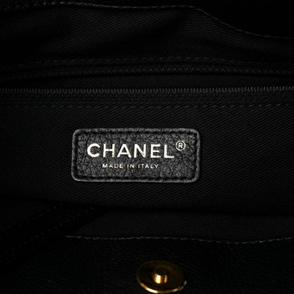 Chanel Caviar Quilted CC Timeless Soft Tote Black 6 of 10