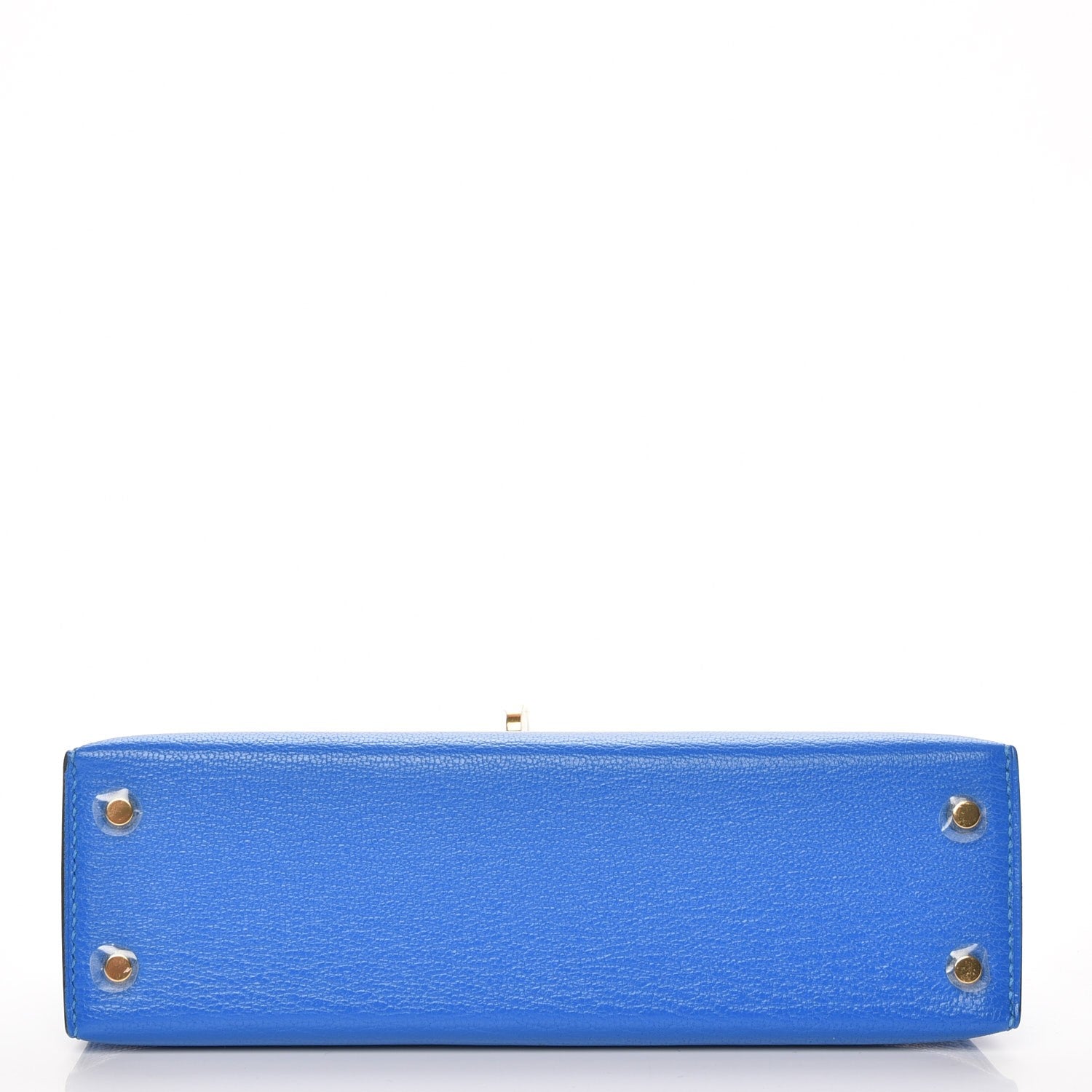 Hermes Chevre Mysore Mini Kelly Sellier 20 Bleu Hydra 6 of 22