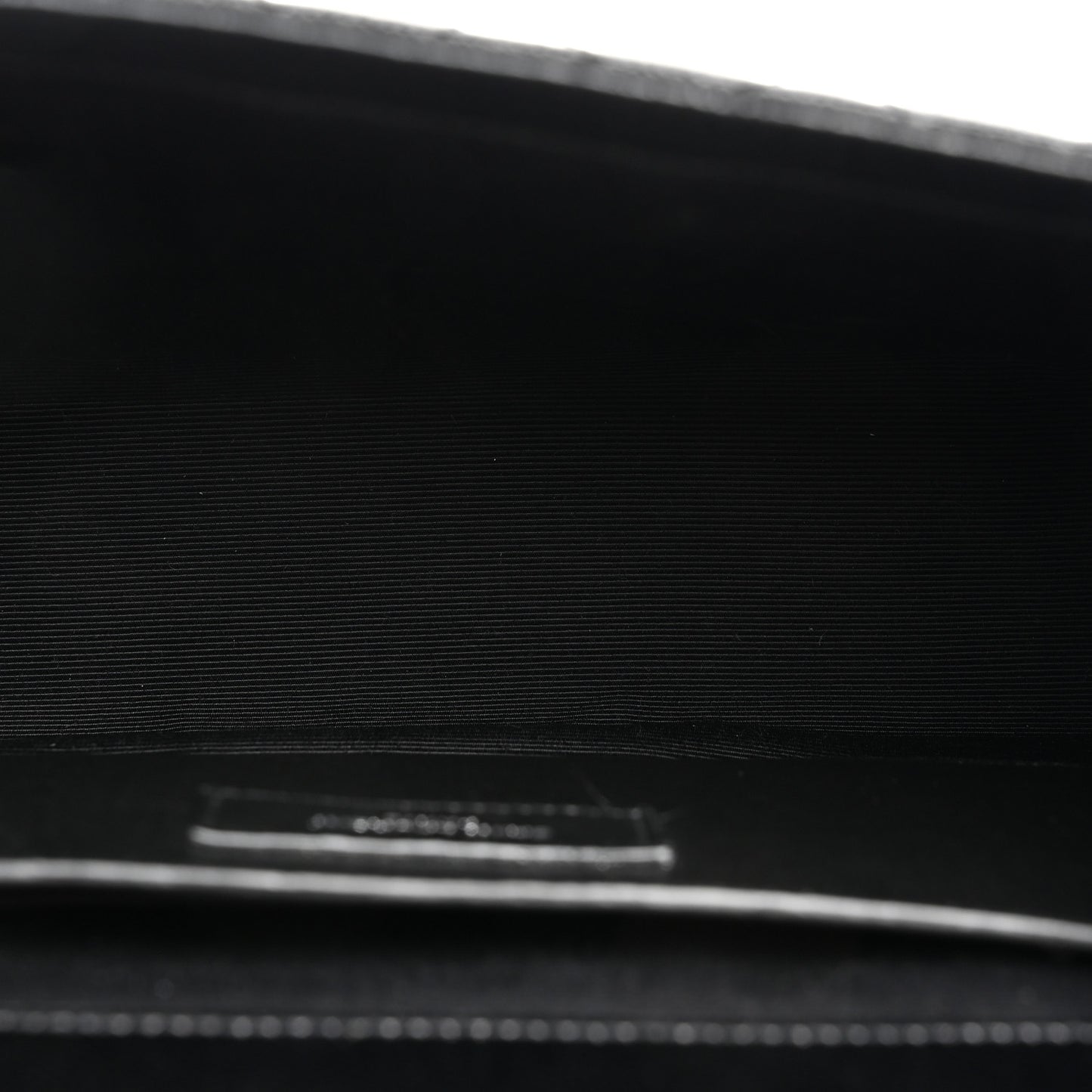 Grain De Poudre Textured Mixed Matelasse Triquilt Medium Monogram Satchel Black