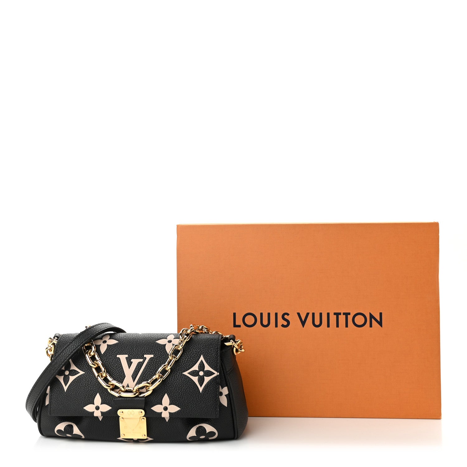 Louis Vuitton Empreinte Monogram Giant Favorite Black Beige 10 of 10