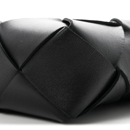 Bottega Veneta Lambskin Maxi Intrecciato Small Cassette Camera Bag Black 9 of 9