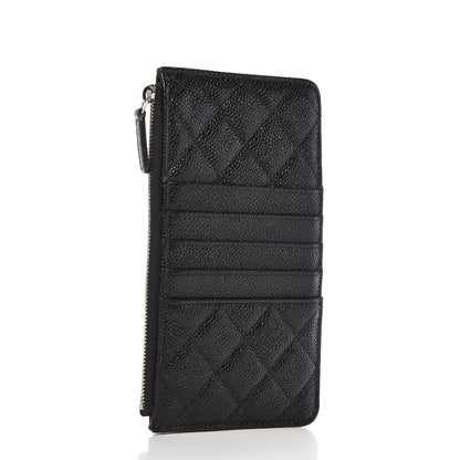 Chanel Caviar Quilted Classic Flat Wallet Pouch So Black 3 of 10