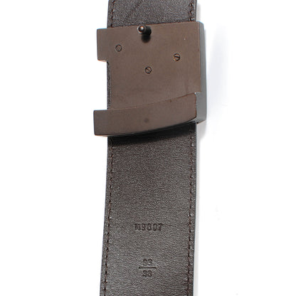 Louis Vuitton Damier Ebene LV Initiales Belt 95 38 5 of 7