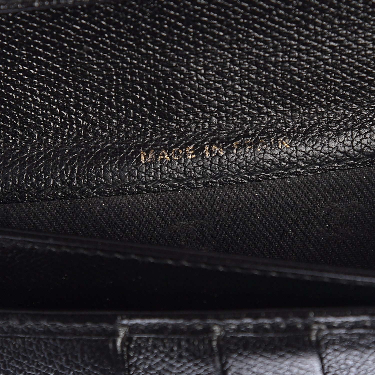 Chanel Grained Calfskin CC Button Long Wallet Black 7 of 11