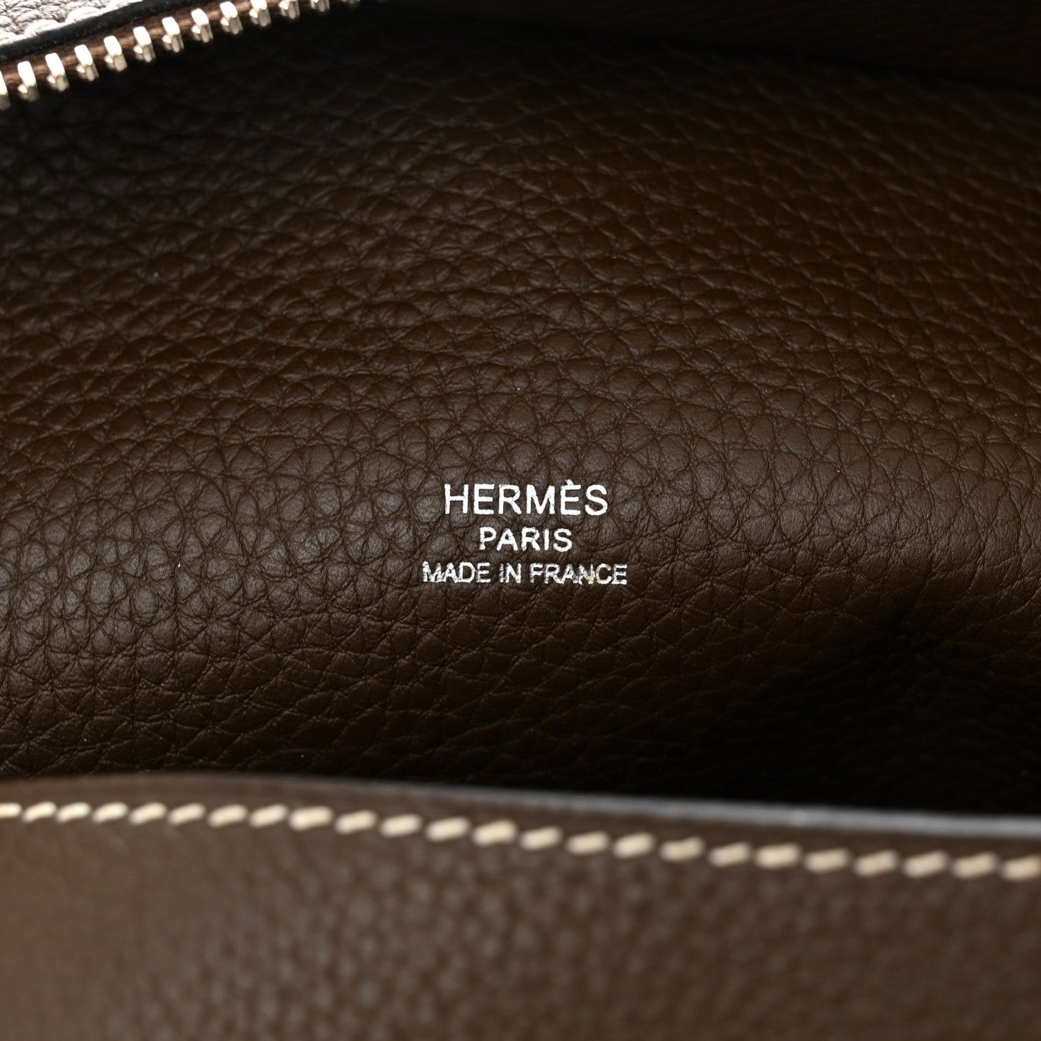 Hermes Taurillon Clemence Sac Good News PM Chocolate 6 of 10