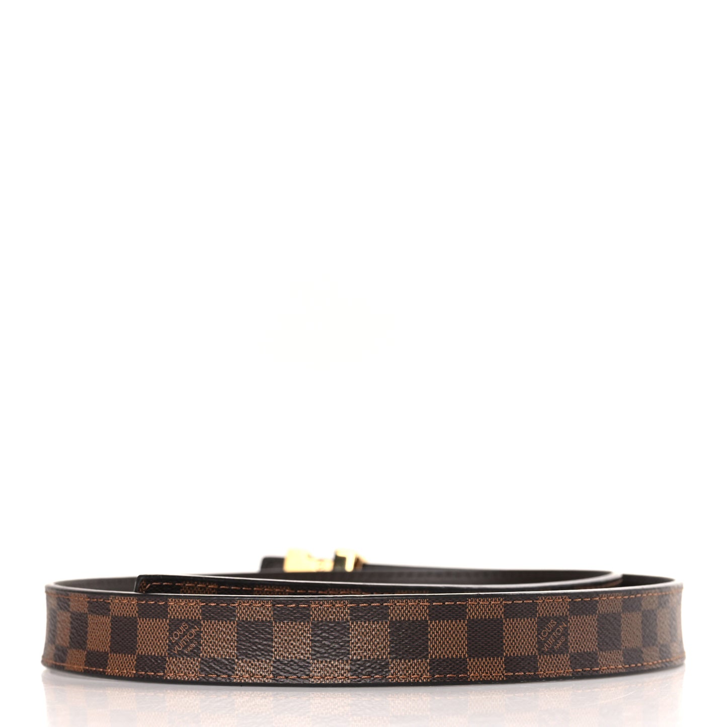 Mini Damier Ebene 25mm LV Initiales Belt 80 32