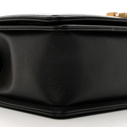 Chanel Caviar Quilted Medium Boy Flap Black 9 of 11