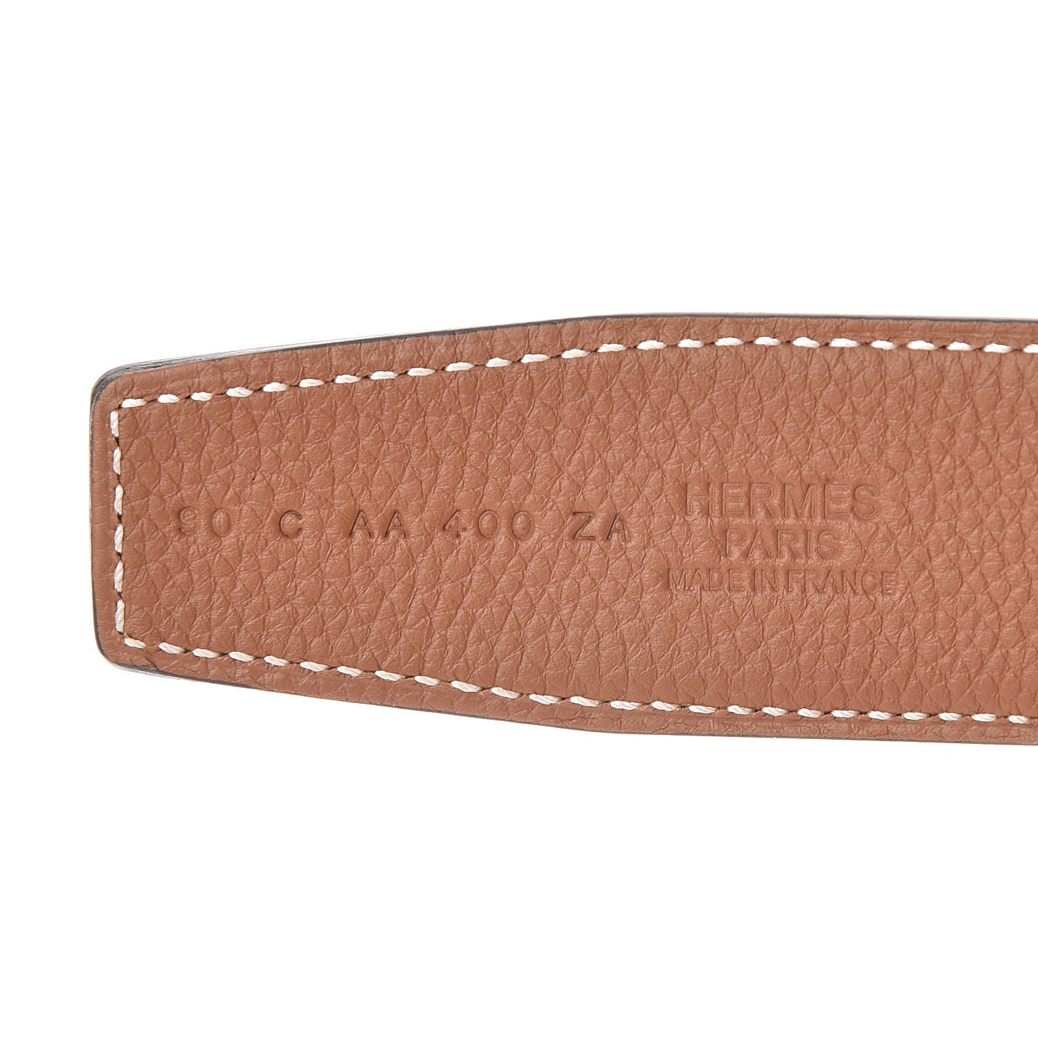 Hermes Box Togo 32mm Guilloche H Belt 90 Black Gold 4 of 6