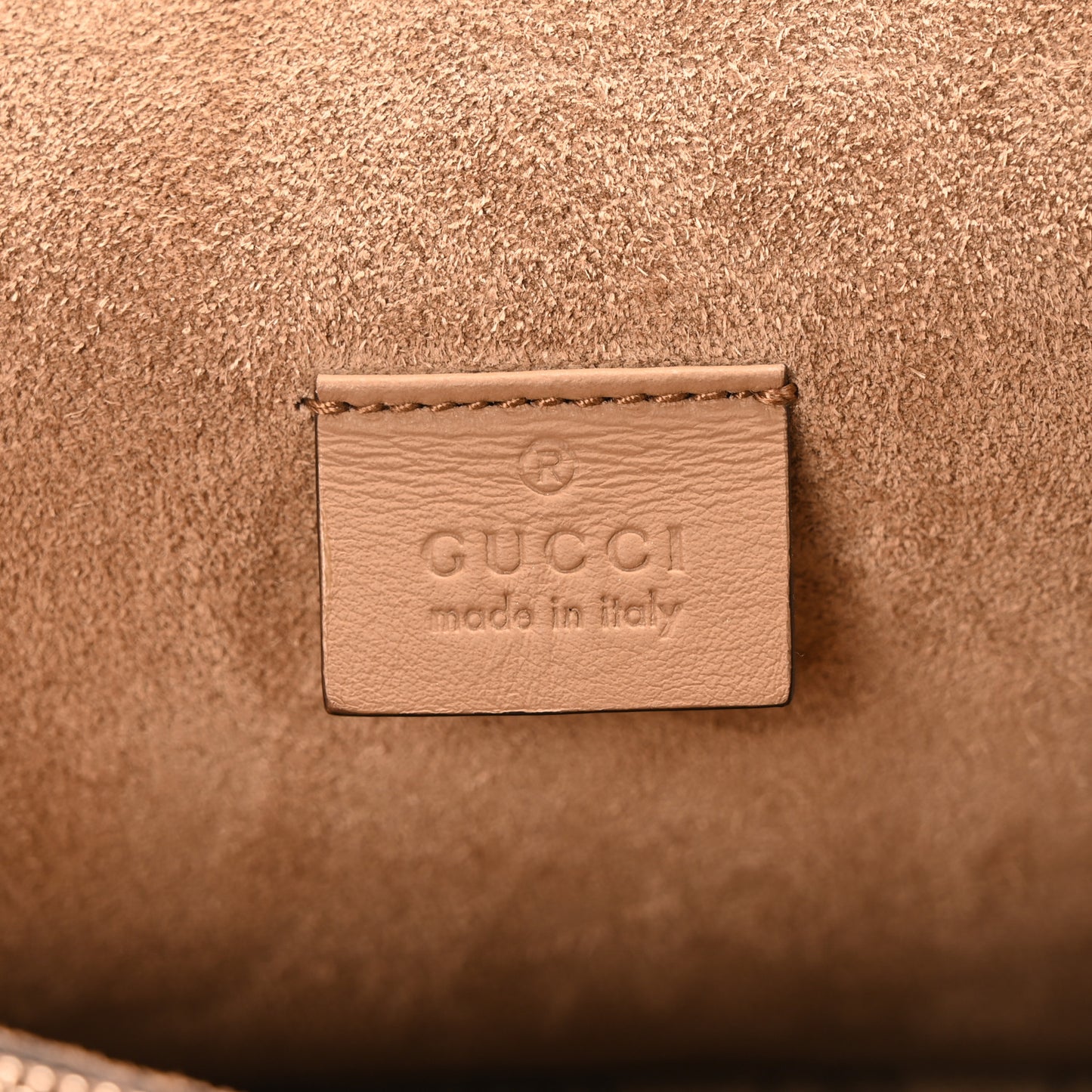 GG Supreme Monogram Embroidered Medium Dionysus Shoulder Bag Taupe