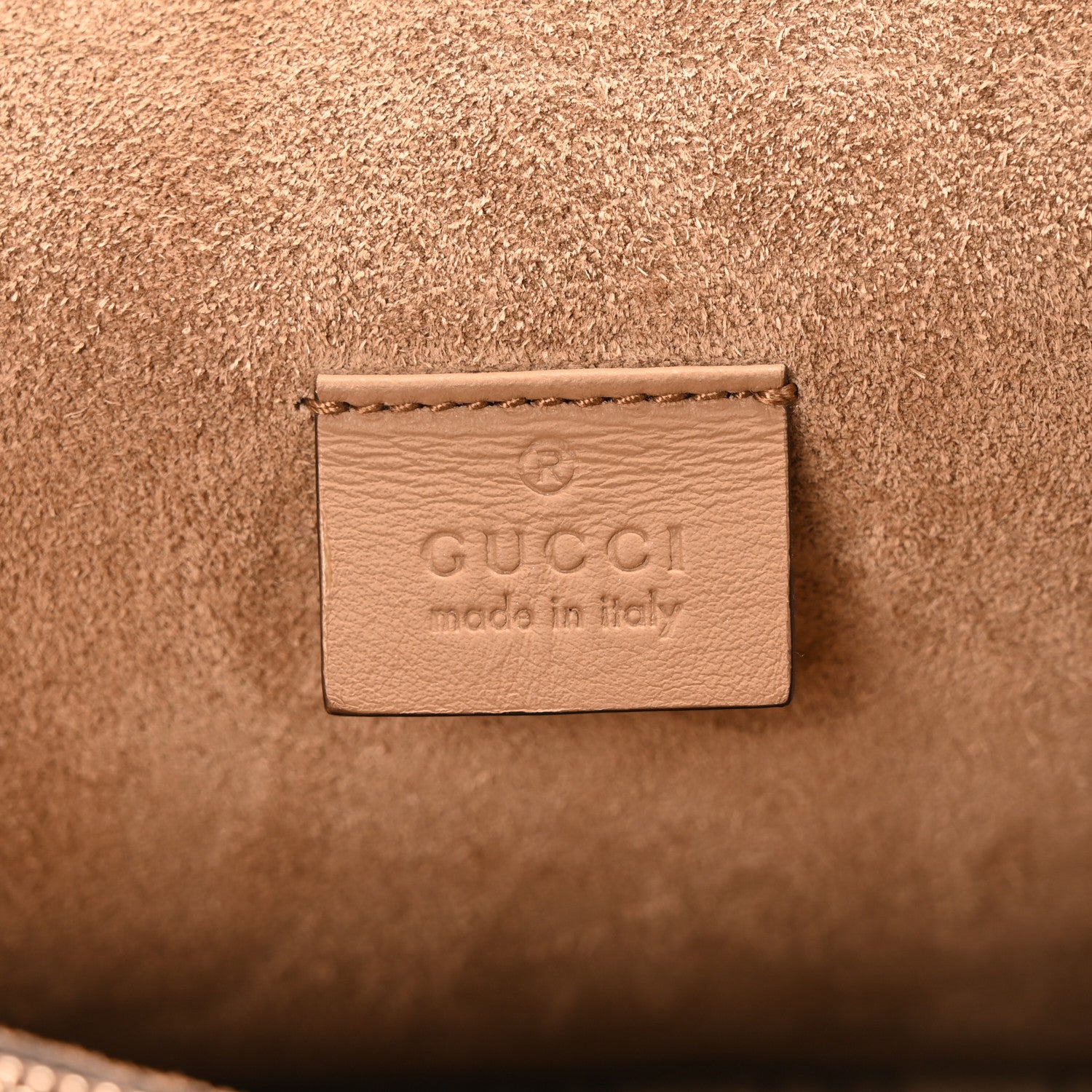 Gucci GG Supreme Monogram Embroidered Medium Dionysus Shoulder Bag Taupe 6 of 10