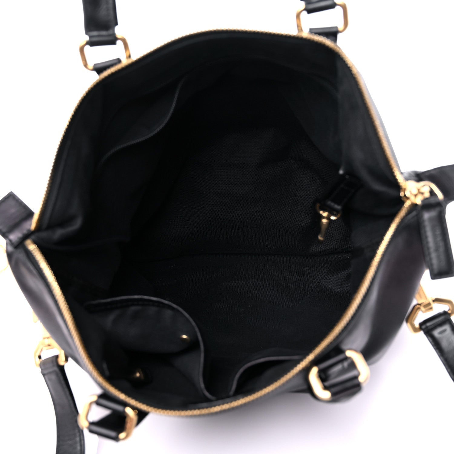 Salvatore Ferragamo Calfskin Tote Black 5 of 15