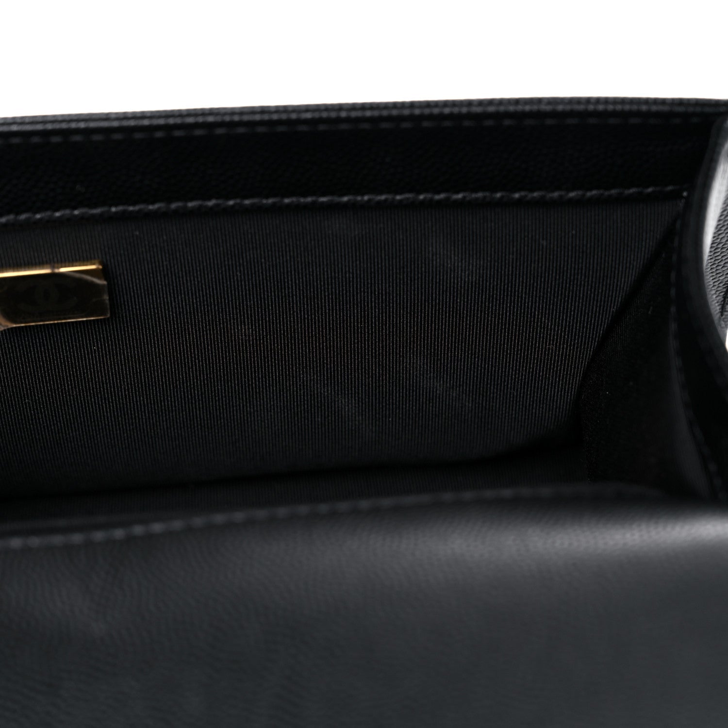 Chanel Caviar Quilted Medium Boy Flap Black 10 of 11