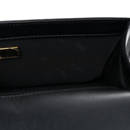 Chanel Caviar Quilted Medium Boy Flap Black 10 of 11