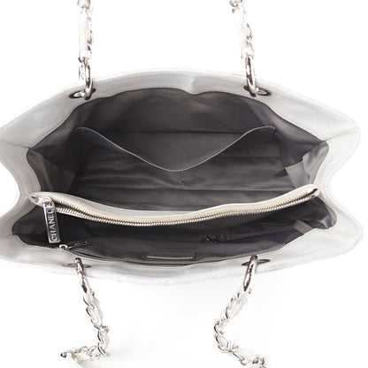 Chanel Caviar Quilted Grand Shopping Tote GST White 4 of 11