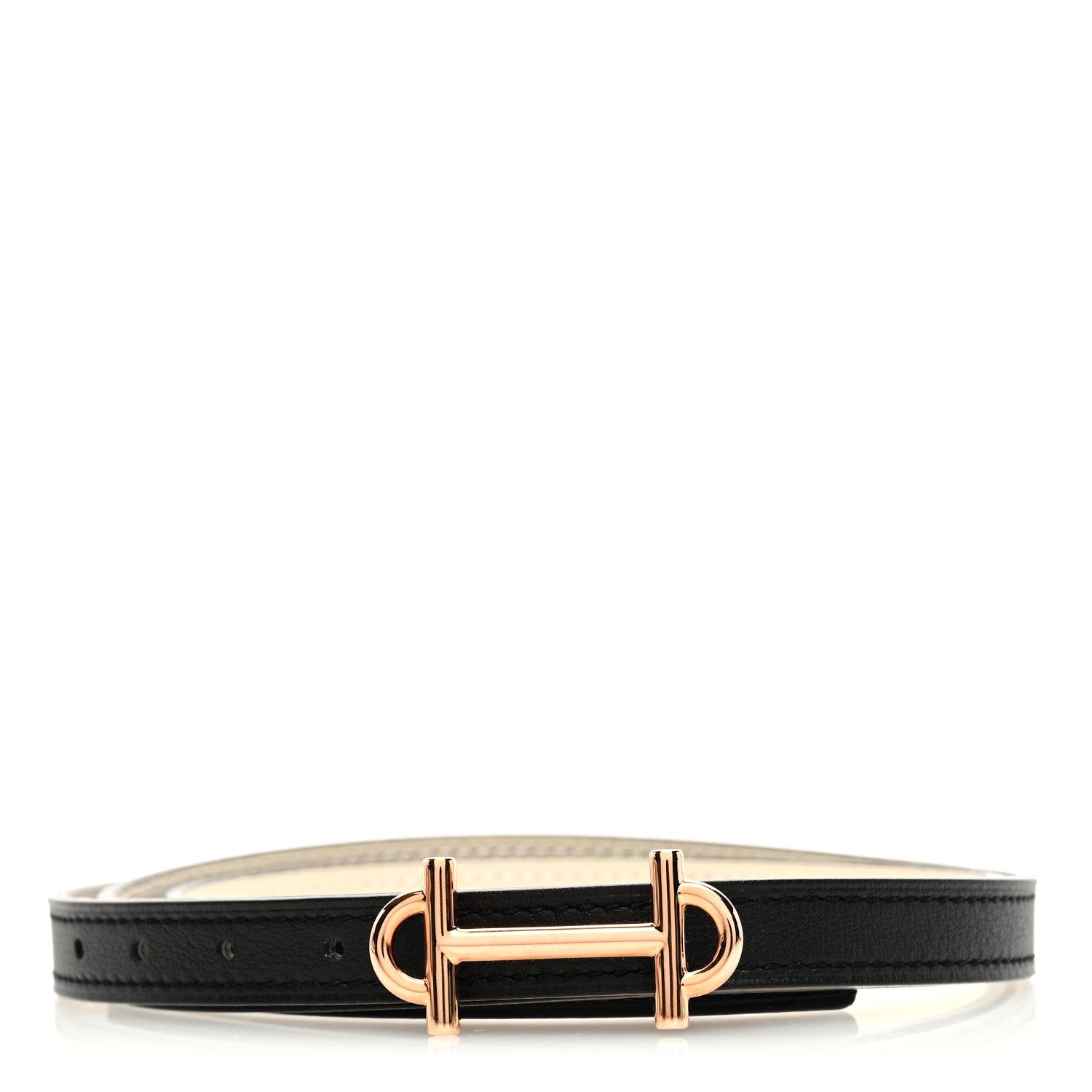 Hermes Swift Epsom 13mm Gamma Belt 80 Black Nata 1 of 5