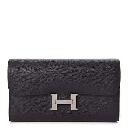 Hermes Epsom Constance Long Wallet Black 1 of 8