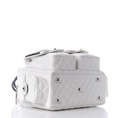 Chanel Calfskin Quilted Large Cambon Multipocket Reporter White 5 of 22