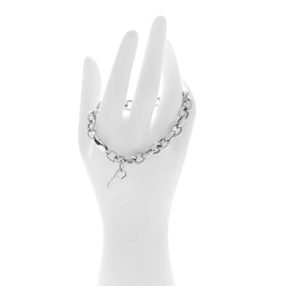 Tiffany Sterling Silver Heart Tag Charm Bracelet 2 of 5