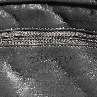 Chanel Aged Calfskin Quilted Large Reissue Camera Case Grey 5 of 7